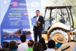 Autoridades estatales y municipales impulsan mejoras en Apaseo el Grande Guanajuato con la construcción de una ciclovía y la rehabilitación de infraestructura clave