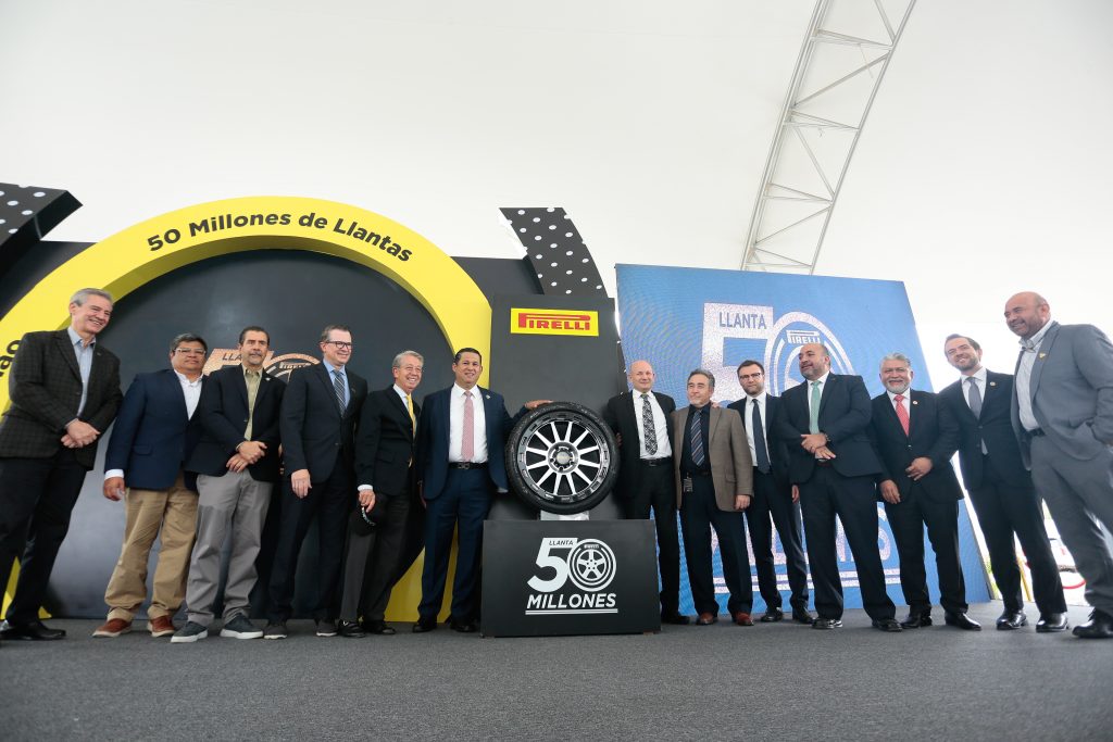 Pirelli alcanza la producción de 50 millones de llantas en su planta de Guanajuato