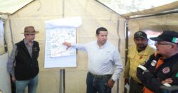 El Gobernador de Guanajuato coordina acciones para sofocar los incendios en la Sierra de Santa Rosa de Lima