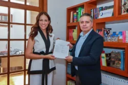 Libia Dennise, candidata a la gubernatura de Guanajuato, presenta declaración 3 de 3 en Transparencia Mexicana