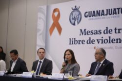 Libia Dennise encabeza mesa de trabajo contra la violencia de género en Guanajuato