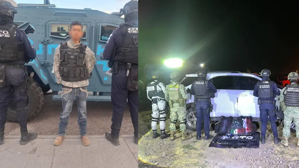 Detienen presunto criminal en Comonfort